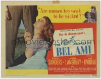 4a130 PRIVATE AFFAIRS OF BEL AMI TC 1947 pretty Angela Lansbury is too weak to be wicked!