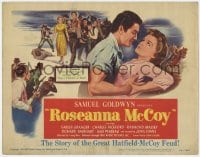 4a142 ROSEANNA MCCOY TC 1949 Farley Granger, Joan Evans, Nicholas Ray, the Hatfield-McCoy feud!