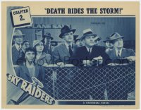 4a827 SKY RAIDERS chapter 2 LC 1941 Donald Woods, Universal airplane serial, Death Rides the Storm!