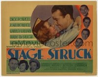 4a161 STAGE STRUCK TC 1936 Busby Berkeley directed, Dick Powell, Joan Blondell & top stars!