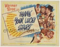 4a166 THANK YOUR LUCKY STARS TC 1943 Warner Bros. all-star patriotic musical, pretty girls!