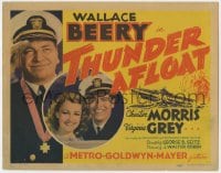 4a170 THUNDER AFLOAT TC 1939 sailors Wallace Beery & Chester Morris, pretty Virginia Grey!