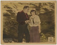 4a930 TROUBLE TRAIL LC 1924 close up of Dick Hatton holding hands with pretty Neva Gerber!