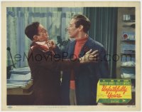 4a943 UNFAITHFULLY YOURS LC #3 1948 Sturges, great image of Rex Harrison roughing up Rudy Vallee!