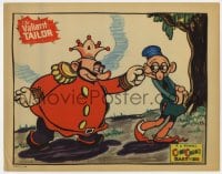4a945 VALIANT TAILOR LC 1934 great Ub Iwerks art, ComiColor cartoon, the king pinches his cheek!