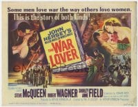 4a179 WAR LOVER TC 1962 Steve McQueen, Robert Wagner, Shirley Anne Field, B-17 bomber!