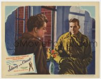 4a958 WAY TO THE STARS LC 1945 English pilot Michael Redgrave, Rosamund John, Johnny in the Clouds!
