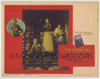 4a187 YEARLING TC 1946 Gregory Peck, Jane Wyman, Claude Jarman Jr. & baby deer, classic!