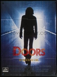 4b822 DOORS French 1p 1990 silhouette of Val Kilmer as Jim Morrison, directed by Oliver Stone!