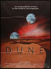 4b827 DUNE French 1p 1985 David Lynch sci-fi epic, best image of two moons over desert!
