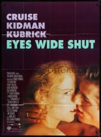 4b834 EYES WIDE SHUT French 1p 1999 Stanley Kubrick, romantic c/u of Tom Cruise & Nicole Kidman!