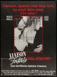 4b836 FATAL ATTRACTION French 1p 1987 Michael Douglas, Glenn Close, a terrifying love story!