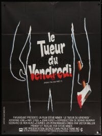 4b846 FRIDAY THE 13th PART II French 1p 1982 summer camp horror sequel, body count continues!