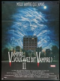 4b848 FRIGHT NIGHT 2 French 1p 1989 the suckers are back, great sexy vampire monster artwork!