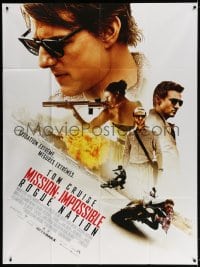 4b903 MISSION: IMPOSSIBLE ROGUE NATION French 1p 2015 Tom Cruise, Jeremy Renner, Simon Pegg