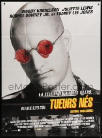4b910 NATURAL BORN KILLERS French 1p 1994 Oliver Stone cult classic, great image of Woody Harrelson