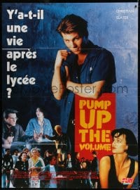4b923 PUMP UP THE VOLUME French 1p 1990 Christian Slater, Seth Green, Andy Romano, Samantha Mathis