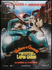4b987 WALLACE & GROMIT: THE CURSE OF THE WERE-RABBIT advance French 1p 2005 Box & Park claymation!