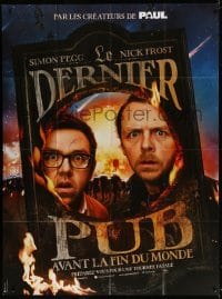 4b995 WORLD'S END teaser French 1p 2012 Simon Pegg, Nick Frost, prepare to get annihilated!