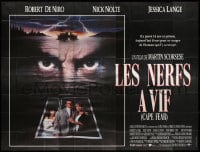 4b745 CAPE FEAR French 8p 1992 great close-up of Robert De Niro's eyes, Martin Scorsese!