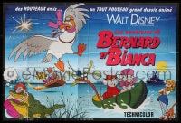 4b752 RESCUERS French 8p 1977 Disney mouse mystery adventure cartoon from depths of Devil's Bayou!