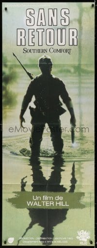 4b741 SOUTHERN COMFORT French door panel 1983 Walter Hill, cool image of hunter in swamp!