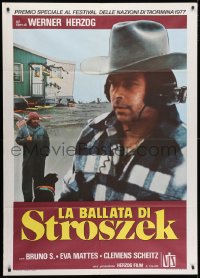 4b279 STROSZEK: A BALLAD Italian 1p 1977 Werner Herzog, great image of Bruno Schleinstein!