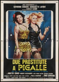 4b368 ZIG-ZAG Italian 2p 1975 art of sexy prostitutes Catherine Deneuve & Bernadette Lafont!
