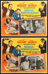4b232 DESPERATE HOURS 8 Mexican LCs 1955 Humphrey Bogart, Fredric March, William Wyler