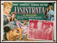4b179 DIE SENDUNG DER LYSISTRATA Mexican LC 1961 German Barbara Rutting in the title role!