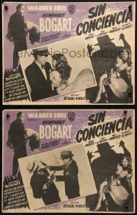 4b230 ENFORCER 6 Mexican LCs 1951 Humphrey Bogart as the District Attorney fighting Murder Inc!