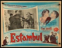 4b183 ISTANBUL Mexican LC 1957 Errol Flynn & Borchers in Turkey's city of a thousand secrets!