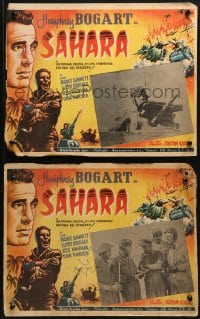4b228 SAHARA 4 Mexican LCs R1950s Humphrey Bogart in World War II, directed by Zoltan Korda!