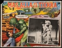 4b210 THIS ISLAND EARTH Mexican LC 1955 great image of Faith Domergue attacked by wacky alien!