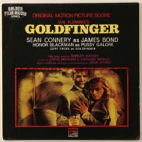 4b116 GOLDFINGER soundtrack English record 1964 Sean Connery as James Bond, Honor Blackman