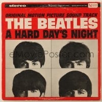 4b117 HARD DAY'S NIGHT soundtrack record 1964 The Beatles in their first film, rock & roll classic!