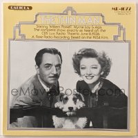 4b121 THIN MAN soundtrack record 1977 William Powell, Myrna Loy & Asta the dog, comedy classic!