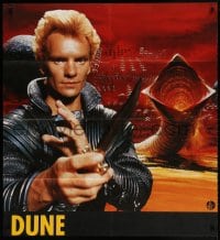 4b040 DUNE teaser Swiss 1984 David Lynch sci-fi epic, different image of Sting & Berkey worm art!