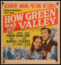 4b510 HOW GREEN WAS MY VALLEY WC R1946 John Ford, cool montage of entire cast, Best Picture 1941!