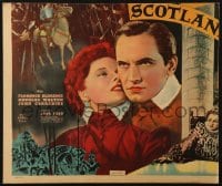 4b002 MARY OF SCOTLAND jumbo WC 1936 art of Katharine Hepburn & Fredric March, John Ford!