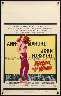 4b538 KITTEN WITH A WHIP WC 1964 great full-length artwork of sexy Ann-Margret!