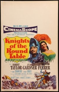 4b539 KNIGHTS OF THE ROUND TABLE WC 1954 Robert Taylor as Lancelot, sexy Ava Gardner as Guinevere!