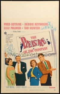 4b610 PLEASURE OF HIS COMPANY WC 1961 Fred Astaire, Debbie Reynolds, Lilli Palmer, Tab Hunter