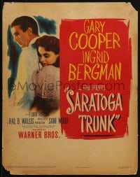 4b632 SARATOGA TRUNK WC 1945 c/u of Gary Cooper & Ingrid Bergman, Edna Ferber novel!