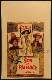4b647 SON OF PALEFACE WC 1952 great images of Roy Rogers & Trigger, Bob Hope & sexy Jane Russell!