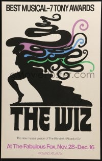 4b695 WIZ WC 1974 new musical version of The Wonderful World of Oz, cool artwork!