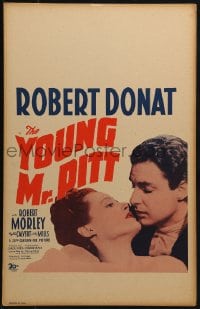 4b699 YOUNG MR. PITT WC 1943 Robert Donat & Phyllis Calvert, directed by Carol Reed!