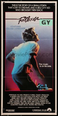 4c531 FOOTLOOSE Aust daybill 1984 teenage dancer Kevin Bacon has the music on his side!