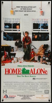 4c606 HOME ALONE Aust daybill 1990 classic Macaulay Culkin, Daniel Stern, Joe Pesci!