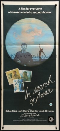 4c632 IN SEARCH OF ANNA Aust daybill 1978 a film for everyone who ever wanted a second chance!